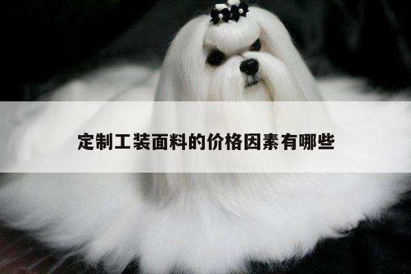 【德赢vwin158】定制工装面料的价格因素有哪些