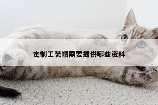 定制工装帽需要提供哪些资料：德赢vwin官网