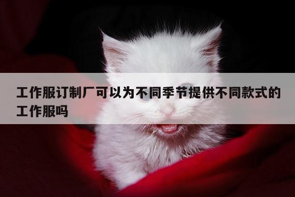 【德赢vwinac米兰】工作服订制厂可以为不同季节提供不同款式的工作服吗